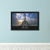戦争：感動的引用文2 キャンバスプリント (インサイチュ (ウッドフロア))