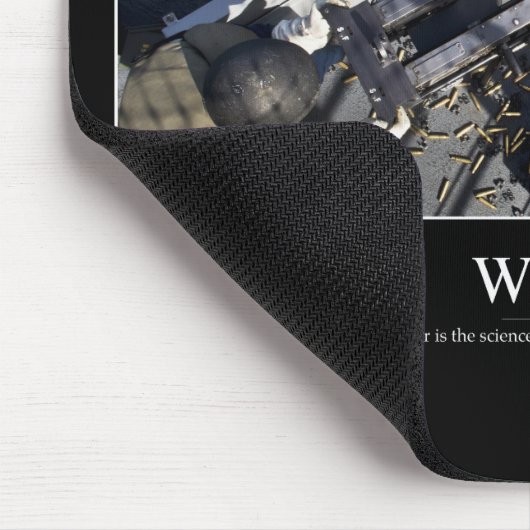 戦争:感動的引用文3 マウスパッド (コーナー)