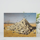 戦争（死と破壊）(スカル) カード (スタンド正面)