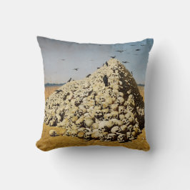 戦争（死と破壊）(スカル) クッション