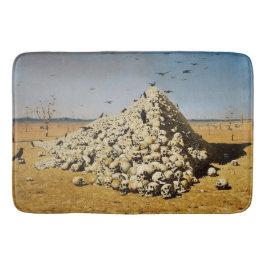 戦争（死と破壊）(スカル) バスマット