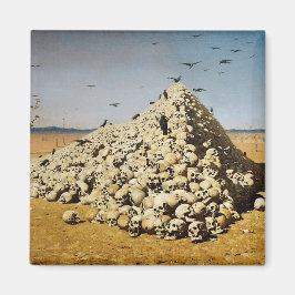 戦争（死と破壊）(スカル) マグネット