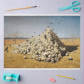 戦争（死と破壊）(スカル) 薄葉紙 (クラフト)