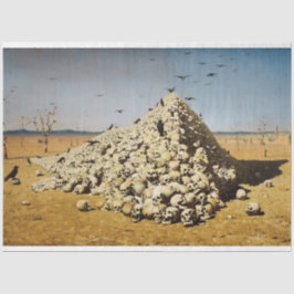 戦争(死と破壊)(スカル) 薄葉紙