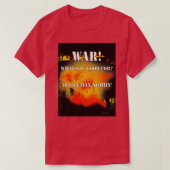 戦争 Tシャツ (デザイン正面)