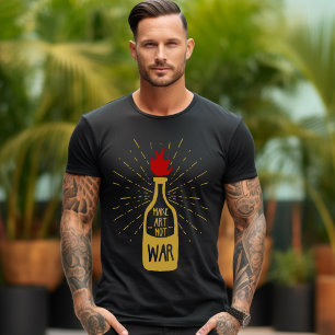 戦争Tシャツではなくアートを作る Tシャツ