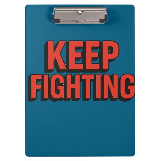 戦保- 3Dはっきりしたタイポグラフィ クリップボード (正面)