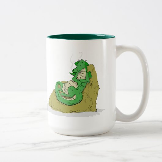 戦利品の休息 ツートーンマグカップ (右)