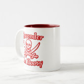 戦利品を渡す ツートーンマグカップ (正面左)