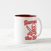 戦利品を渡す ツートーンマグカップ (正面右)