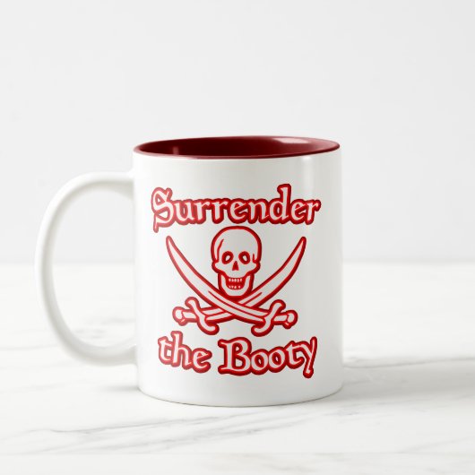 戦利品を渡す ツートーンマグカップ (左)