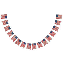 戦前の連邦国旗のバンティング