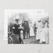 戦前フィールド日イギリス軍隊ナース ポストカード (正面/裏面)