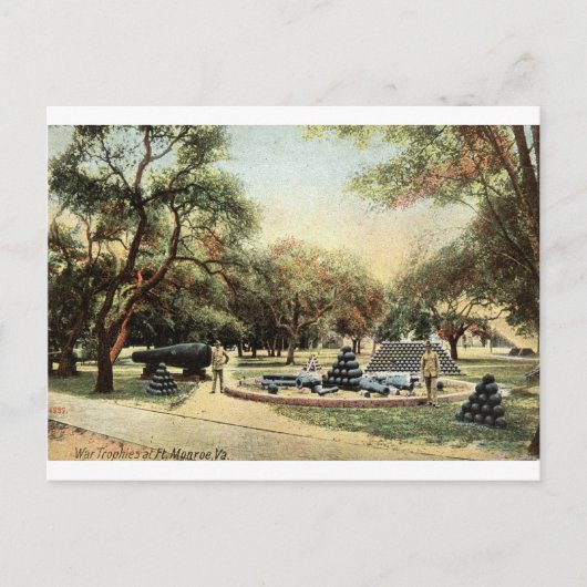 戦勝記念品モンローバージニア1914ヴィンテージ ポストカード (正面)