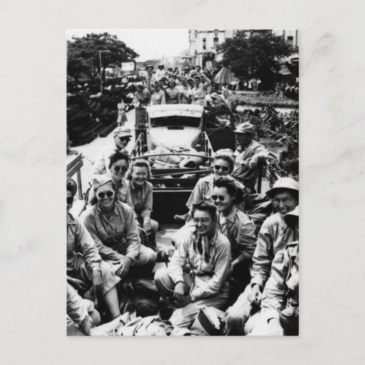 戦友のナースWWII ポストカード (正面)