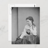 戦国時代の美しい未知の女性 ポストカード (正面/裏面)