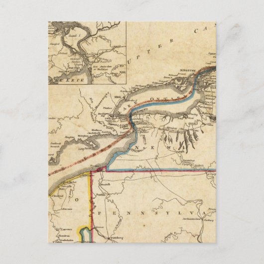 戦地の新しい地図 ポストカード (正面)