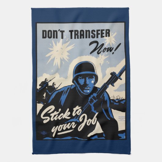 戦場でのアメリカの戦士によるビーチヘッドアタック キッチンタオル (縦)