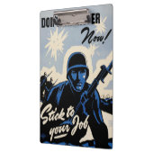 戦場でのアメリカの戦士によるビーチヘッドアタック クリップボード (左)