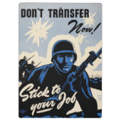 戦場でのアメリカの戦士によるビーチヘッドアタック クリップボード (裏面)