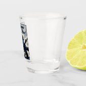 戦場でのアメリカの戦士によるビーチヘッドアタック ショットグラス (右)