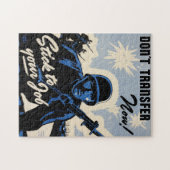 戦場でのアメリカの戦士によるビーチヘッドアタック ジグソーパズル (横)