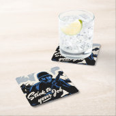 戦場でのアメリカの戦士によるビーチヘッドアタック スクエアペーパーコースター (インサイチュ)