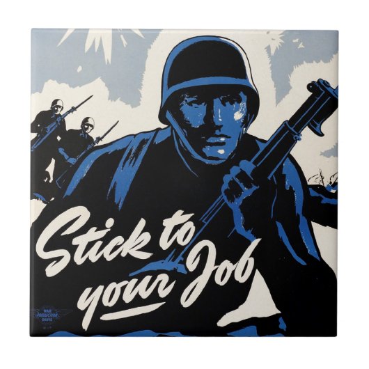 戦場でのアメリカの戦士によるビーチヘッドアタック タイル (正面)