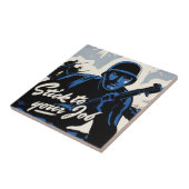 戦場でのアメリカの戦士によるビーチヘッドアタック タイル (側面)