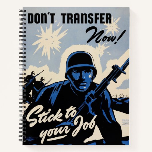 戦場でのアメリカの戦士によるビーチヘッドアタック ノートブック (正面)