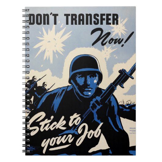 戦場でのアメリカの戦士によるビーチヘッドアタック ノートブック (正面)