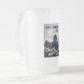 戦場でのアメリカの戦士によるビーチヘッドアタック フロストグラスビールジョッキ (正面左)