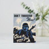 戦場でのアメリカの戦士によるビーチヘッドアタック ポストカード (スタンド正面)