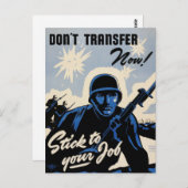 戦場でのアメリカの戦士によるビーチヘッドアタック ポストカード (正面/裏面)