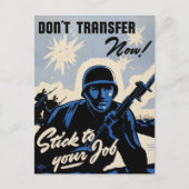 戦場でのアメリカの戦士によるビーチヘッドアタック ポストカード (正面)