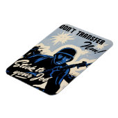 戦場でのアメリカの戦士によるビーチヘッドアタック マグネット (左側)