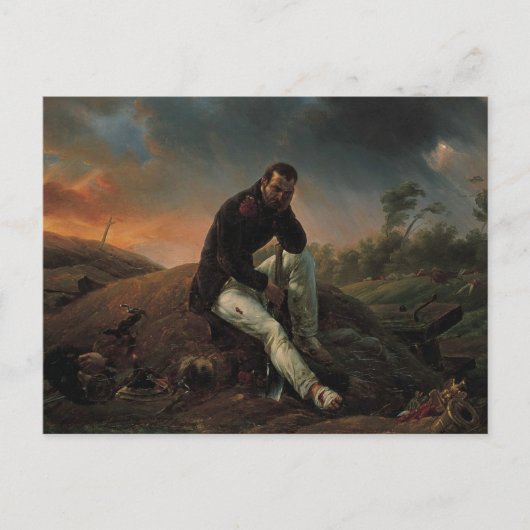 戦場の兵士、ホレス・バーネット ポストカード (正面)