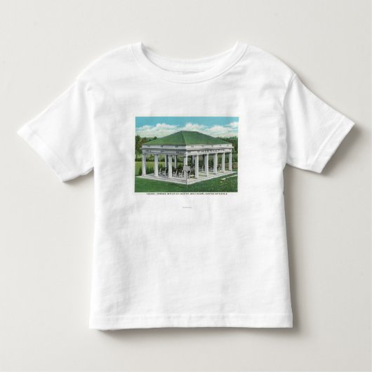 戦場の墓地の眺めの記念の入口 トドラーTシャツ (正面)