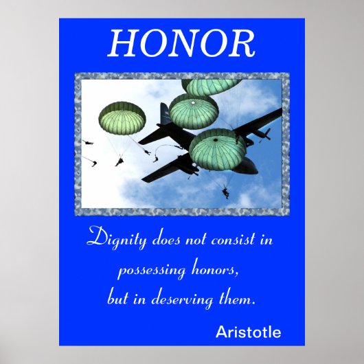 戦場の崇高な精神を操る名誉 ポスター (正面)