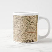 戦場フランスのと道路 ジャンボコーヒーマグカップ (右)