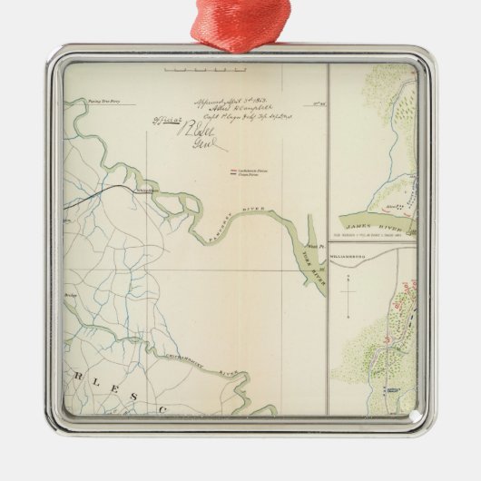 戦場リッチモンド、VA メタルオーナメント (正面)