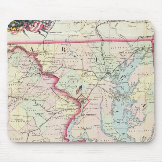 戦場地図 マウスパッド (正面)