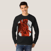 戦場B3arオレンジ#teamb3ar Tシャツ (正面フル)