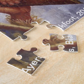 戦士および彼のウィンチェスターのネイティブアメリカンのパズル ジグソーパズル (側面)