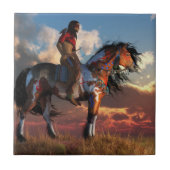 戦士および戦争馬 タイル (正面)