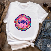 戦士かわいらしピンクのインスピレーションTシャツ Tシャツ