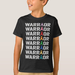 戦士がん生存者認識度ワールドca tシャツ