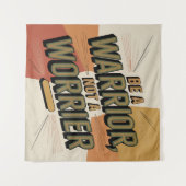 戦士であれ、心配するな タペストリー (正面(横))