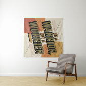 戦士であれ、心配するな タペストリー (インサイチュ(横))