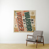 戦士であれ、心配事に振り回されるな タペストリー (インサイチュ(横))